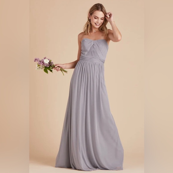 NWT Birdy Grey Chicky Convertible Dress. Silver Mesh. Medium - unaltered - Picture 3 of 10